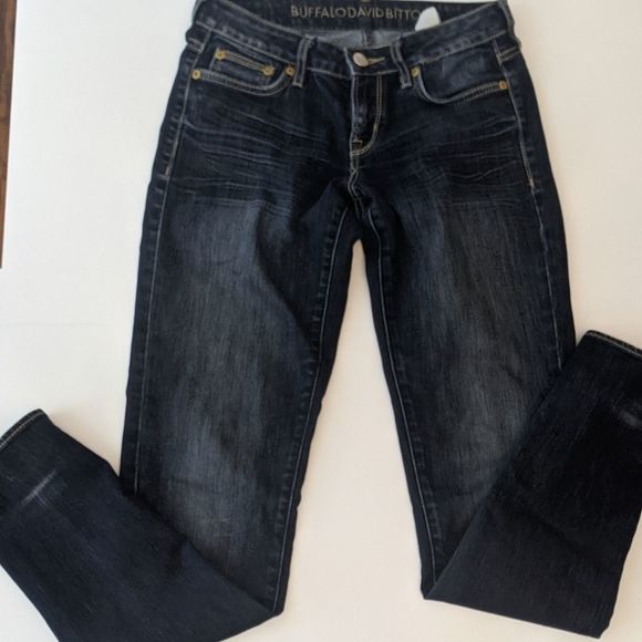 Buffalo David Bitton Skinny Blue Jeans W28 - Picture 7 of 7